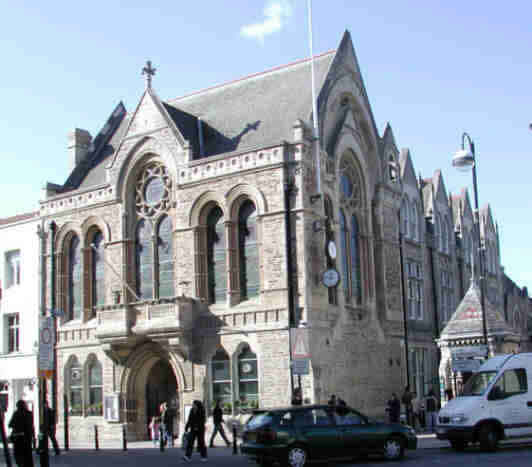 Town Hall Hastings with Police Courts and cells Architect Henry Ward ARIBA